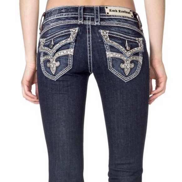 Rock Revival Denim - Rock Revival Stephanie Bootcut Jeans Size 26x31.5